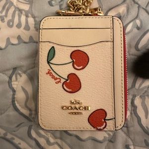 Coach Cherry Card Case